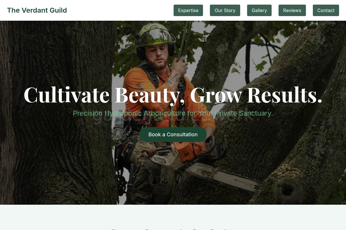 Hydroponic Arborist