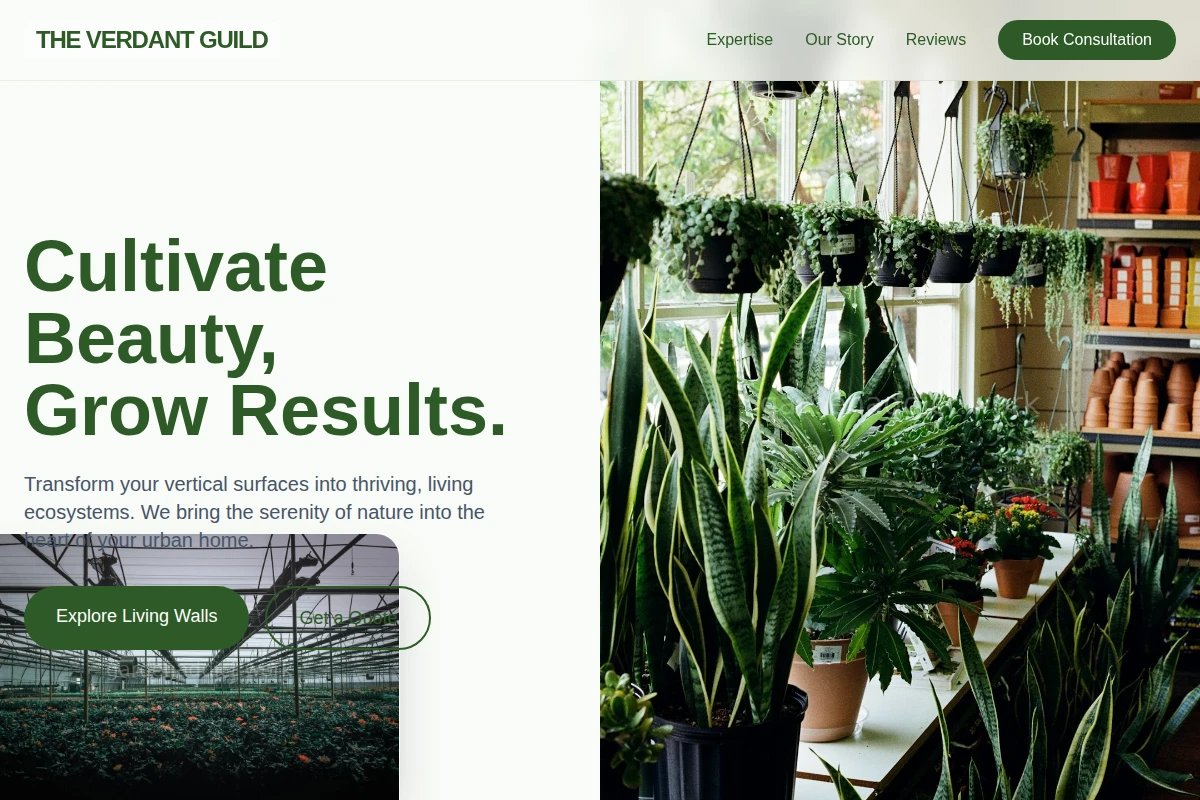 Vertical-Garden Plant Nursery